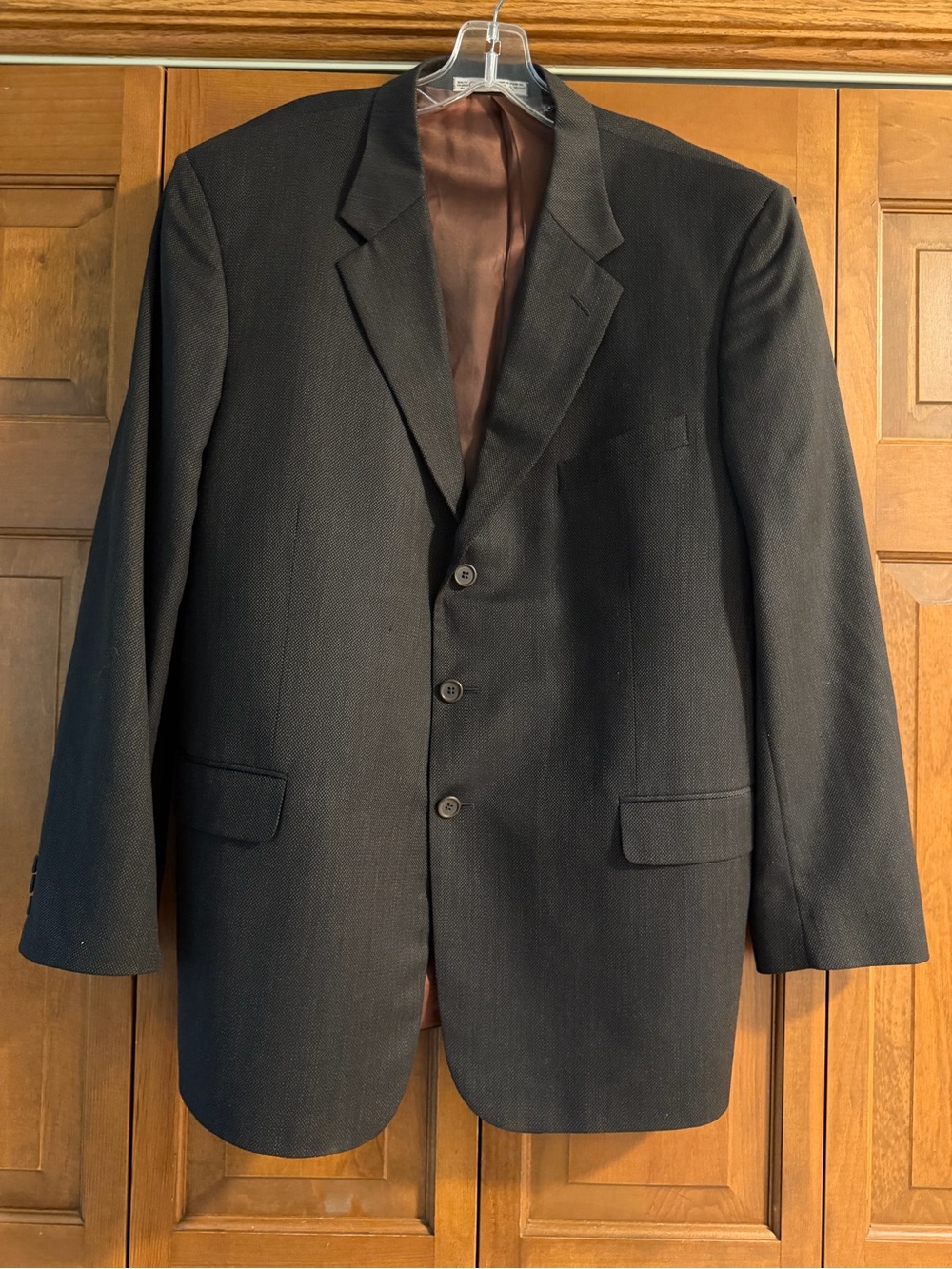 Men's Black Suit - Three Button Blazer